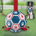 Juguete interactivo para perros con pelota de la Copa Mundial y agarre de cuerda de malla duradera