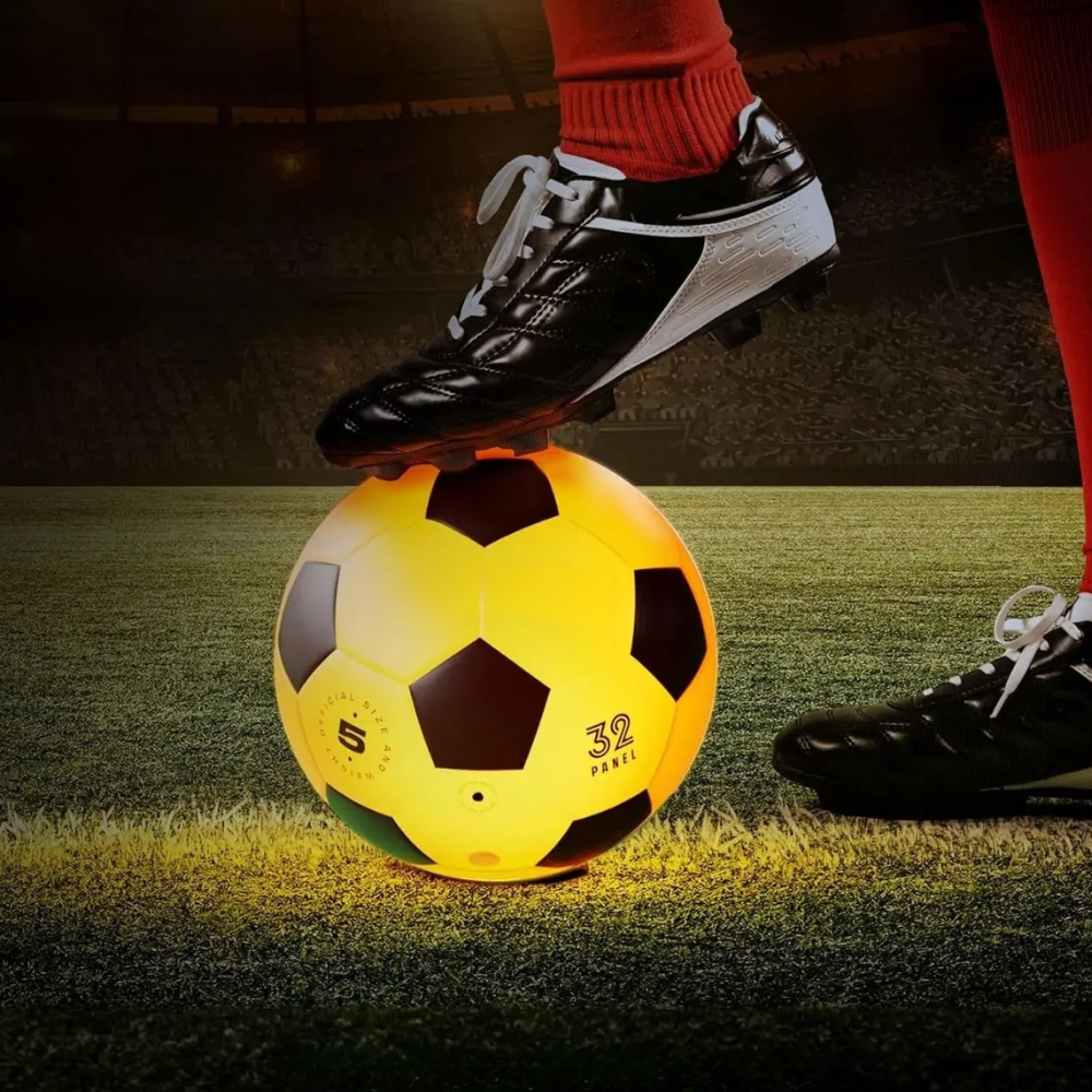 World Cup Glow LED Soccer Ball Size 5 For Nighttime Play