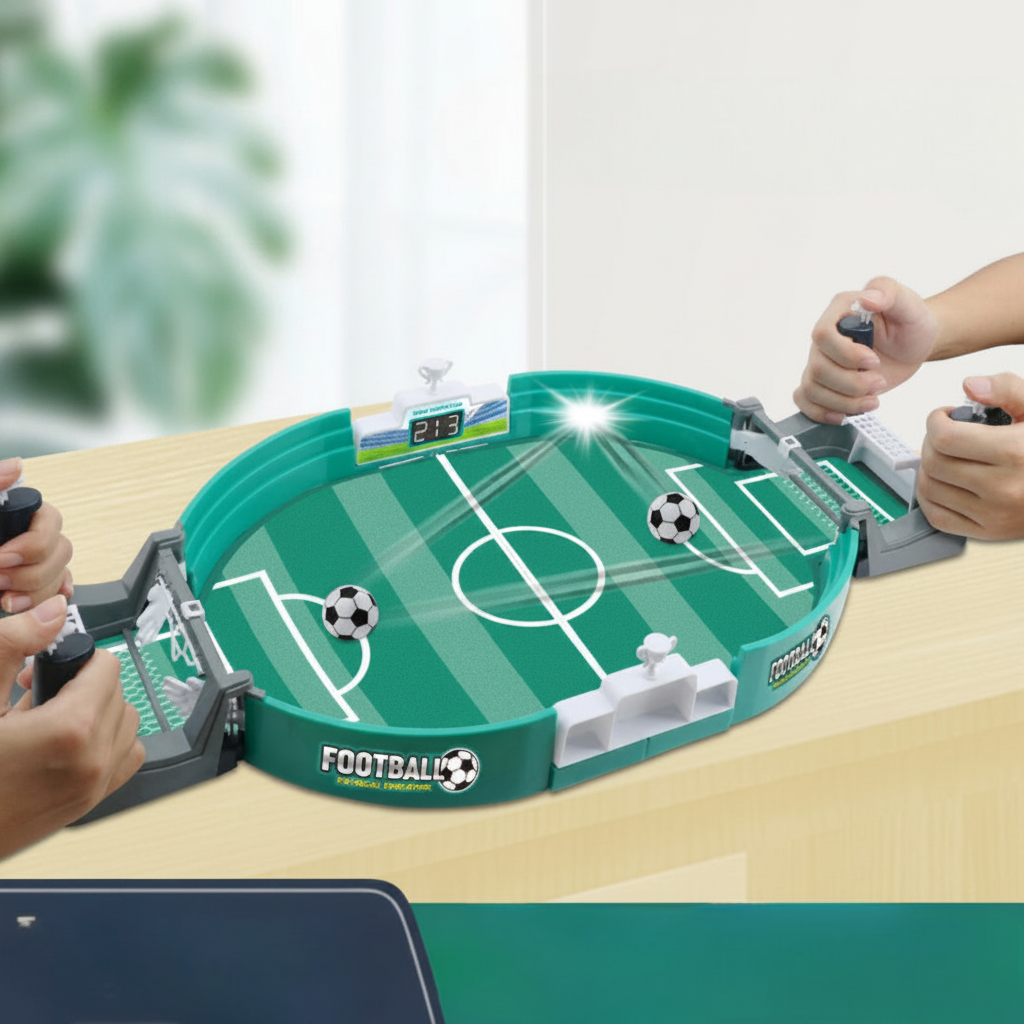 Set de Escritorio de Fútbol Arcade Compacto Copa Mundial para Uso en Casa