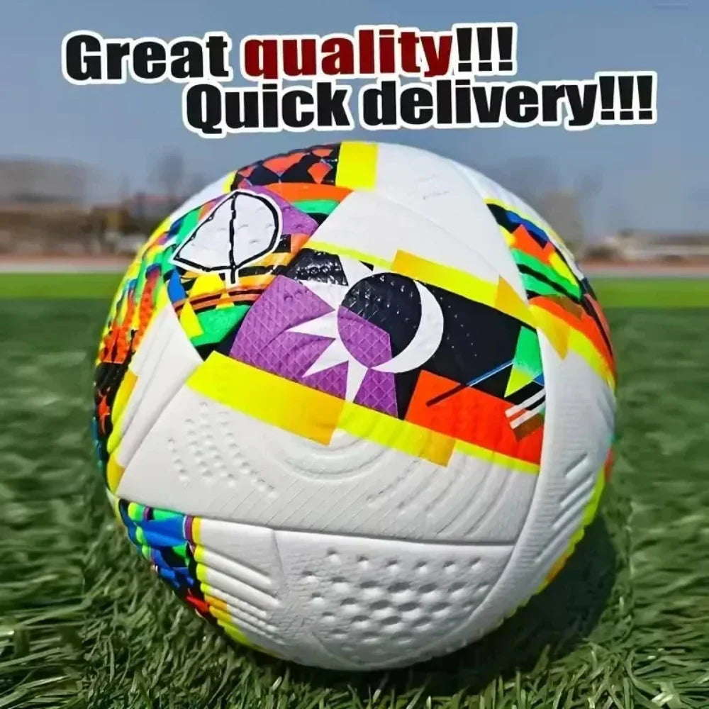 Vibrant PU Soccer Ball For Training And Outdoor Play, Size 5