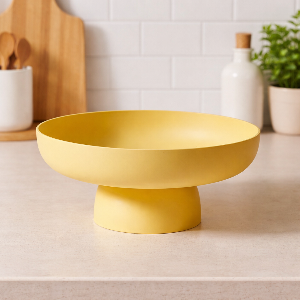 Decorative Ceramic Fruit Bowl For Kitchen Counter Storage