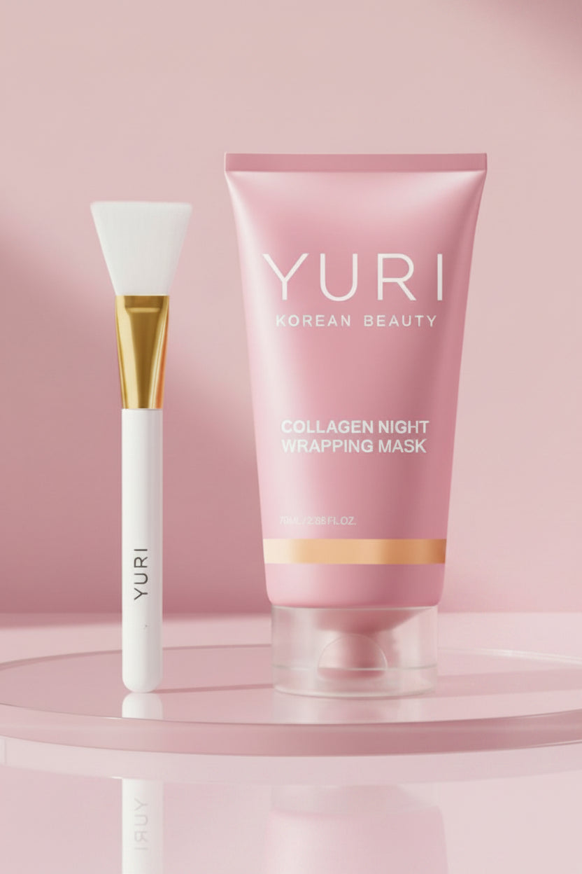 قناع ورقي بالكولاجين ليلي – لفافة مرطبة لبشرة تبدو أكثر تماسكًا
